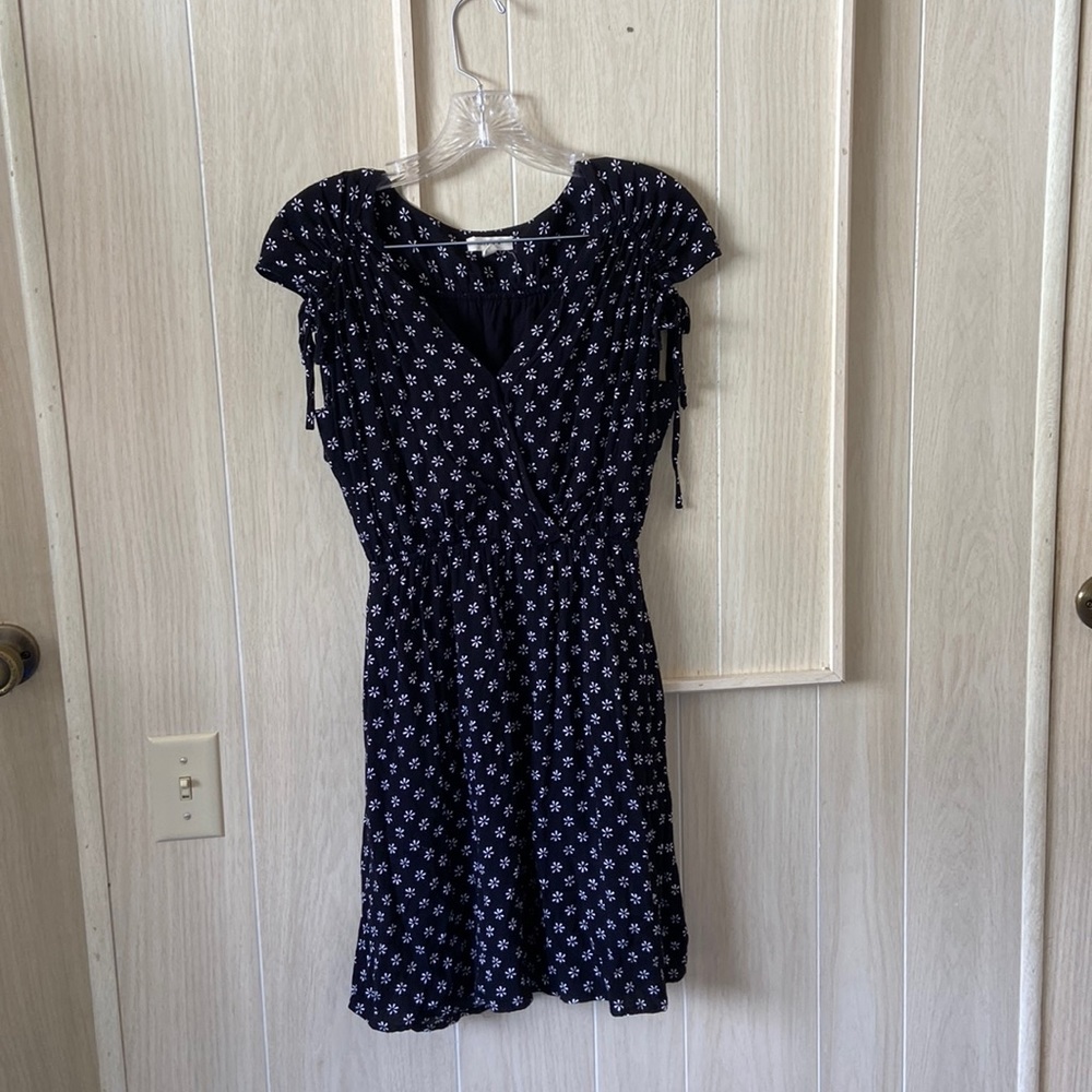Black floral dress